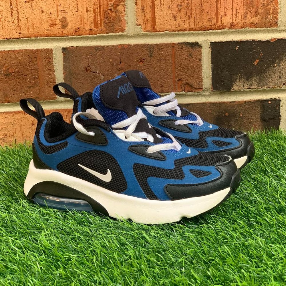Nike kids Air Max 200 'Team Royal Black' - Picture 1 of 5